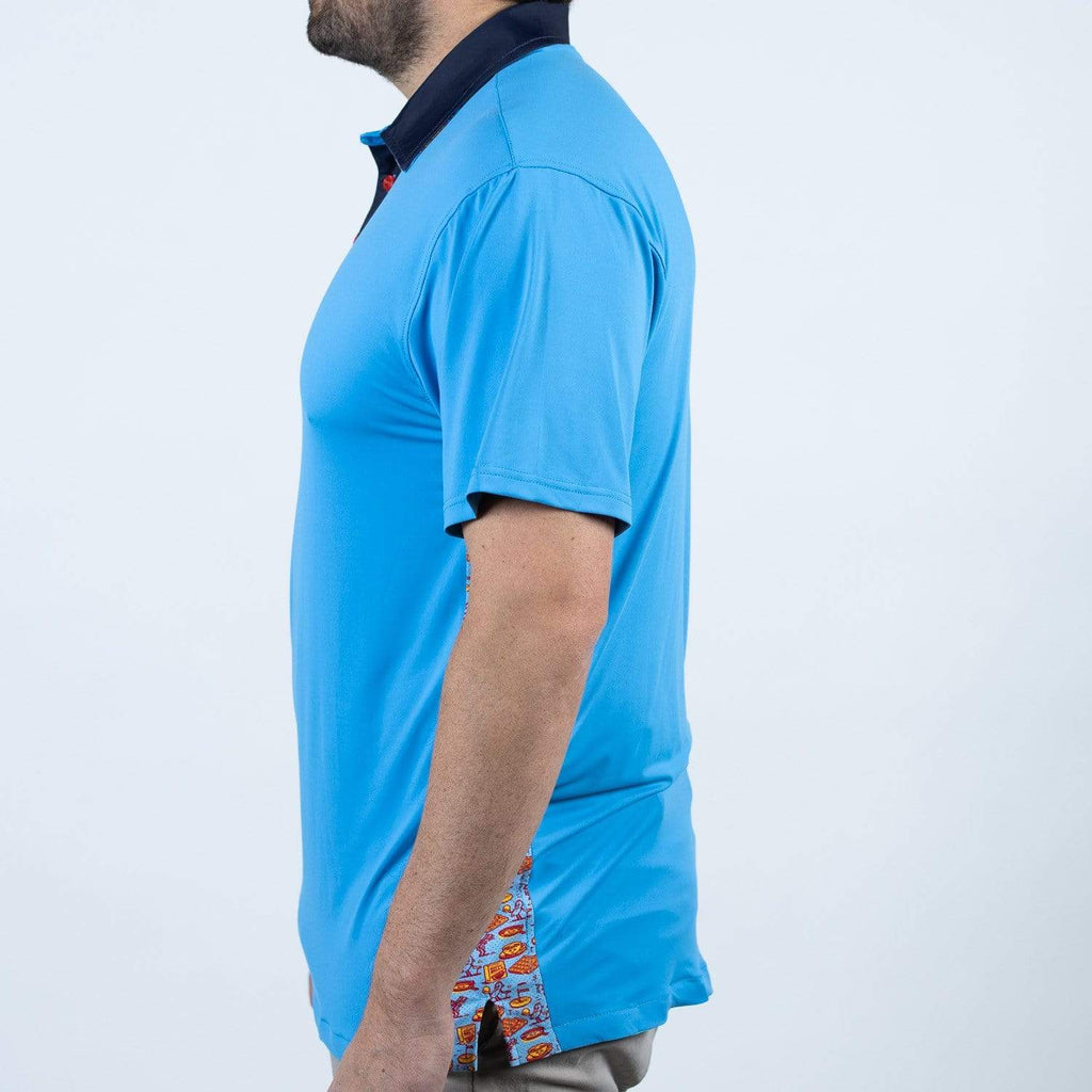 RSVLTS The Continental All-Day Polo in Blue — detail 4