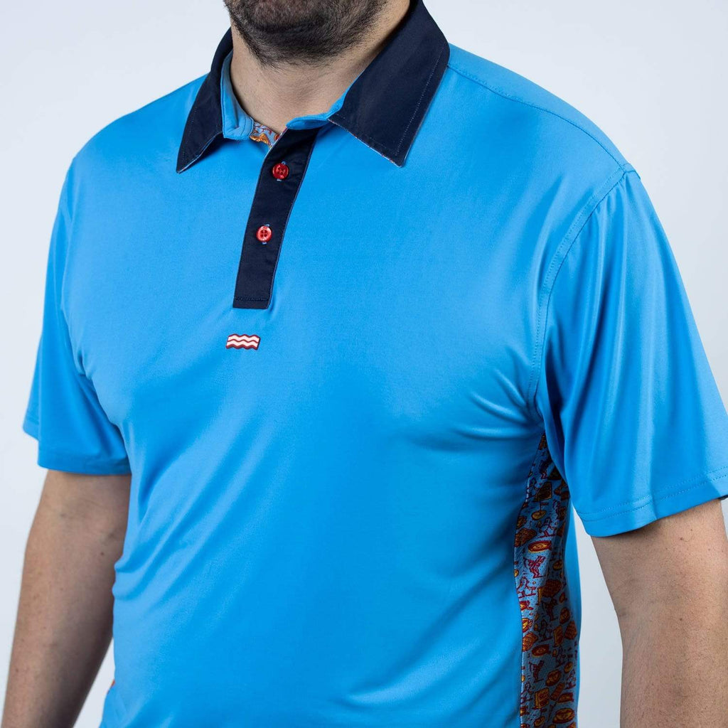 RSVLTS The Continental All-Day Polo in Blue — detail 5