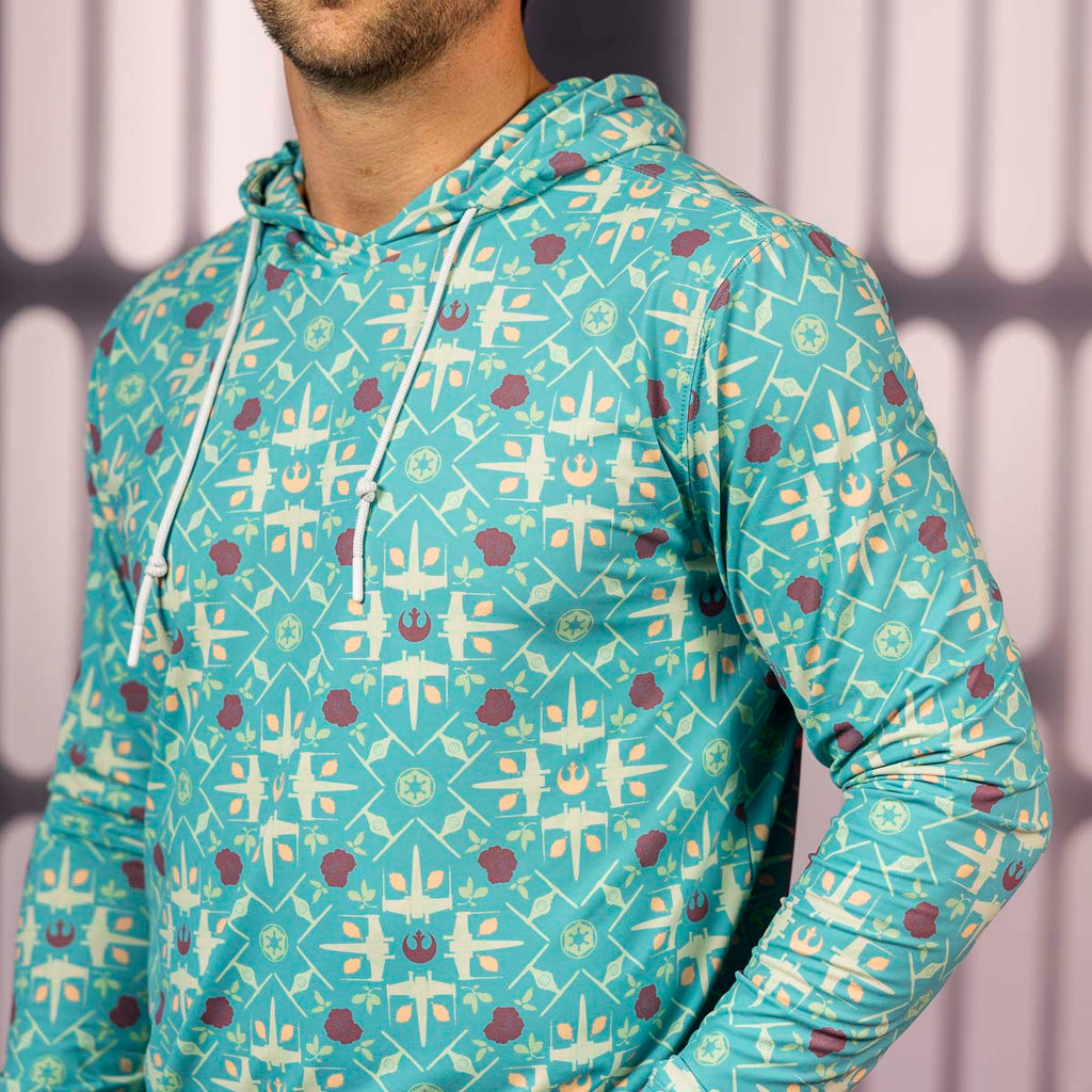 RSVLTS Grand Maz Couch Performance Hoodie in Green — detail 4