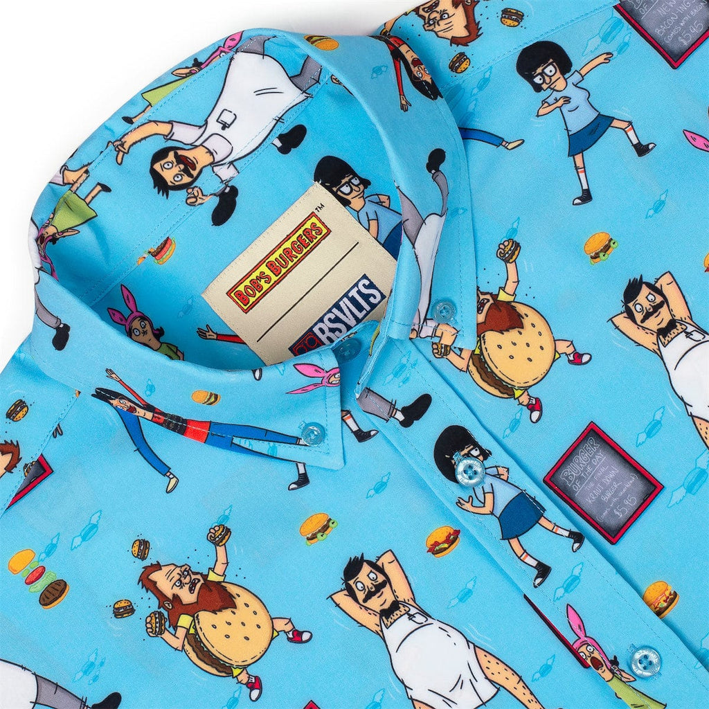 RSVLTS Flippin’ Fantastic KUNUFLEX Short Sleeve Shirt in Blue — detail 8