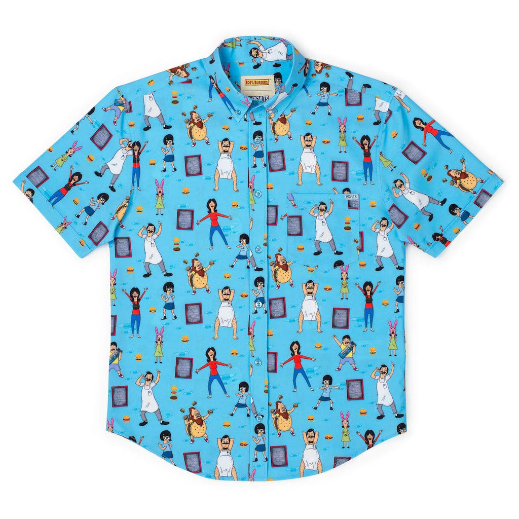 RSVLTS Flippin’ Fantastic KUNUFLEX Short Sleeve Shirt in Blue — detail 7