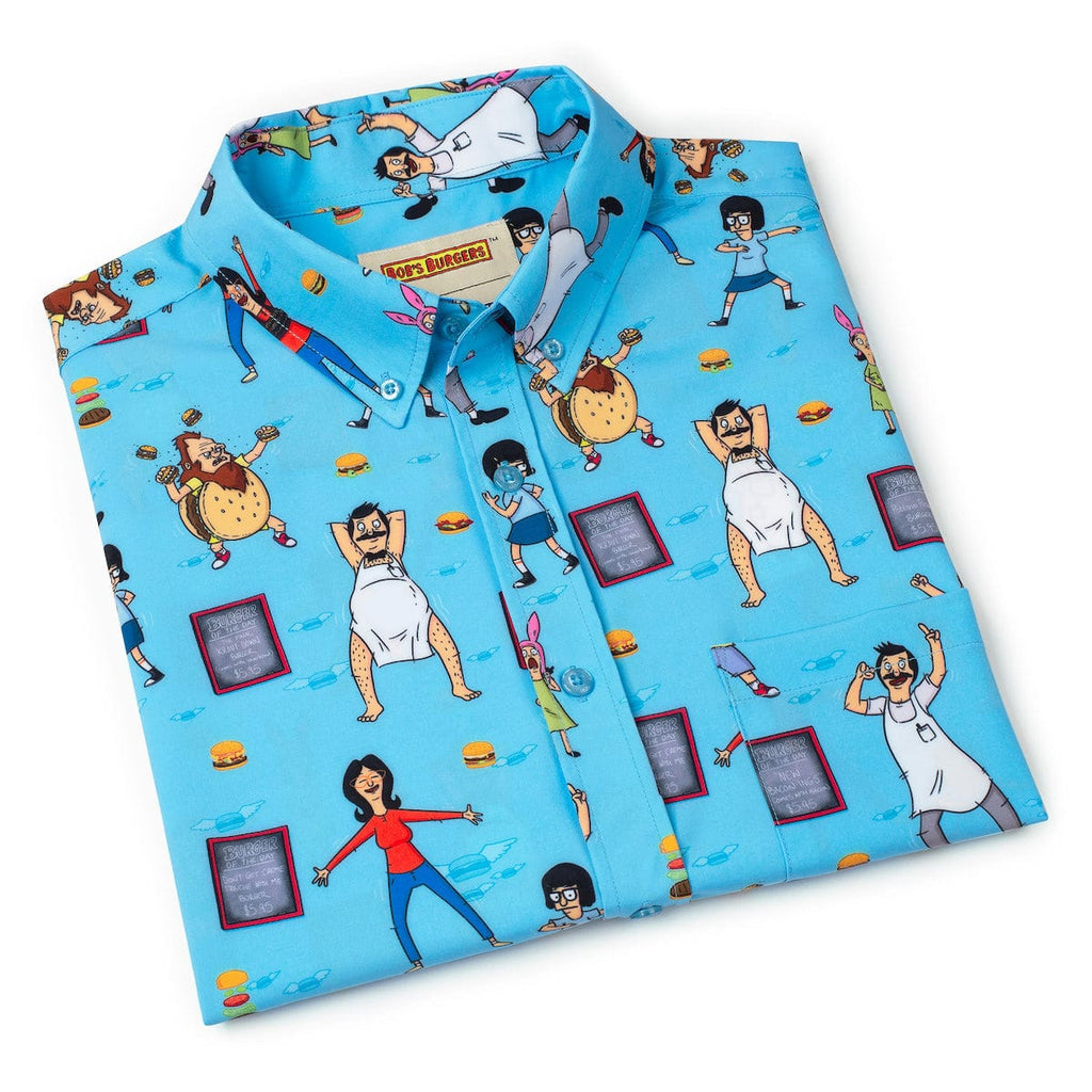 RSVLTS Flippin’ Fantastic KUNUFLEX Short Sleeve Shirt in Blue — detail 10
