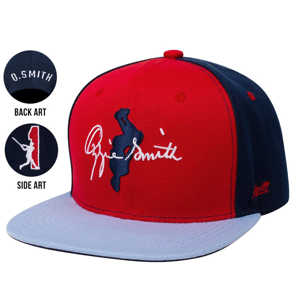 RSVLTS The Wizard Snapback Hat in Red — front view