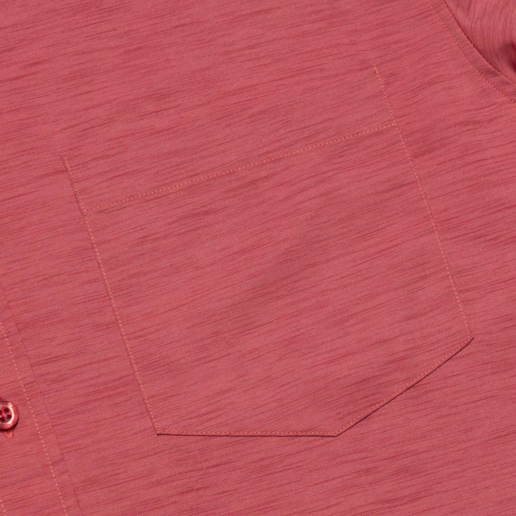 RSVLTS Spiced Coral KUNUFLEX Short Sleeve Shirt in Red — detail 11