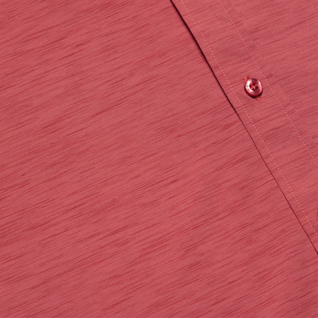RSVLTS Spiced Coral KUNUFLEX Short Sleeve Shirt in Red — detail 7