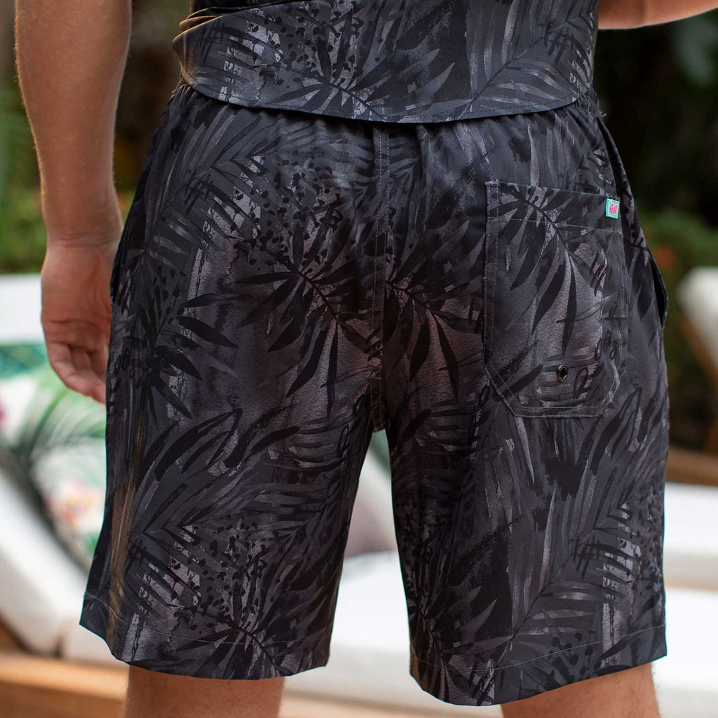 RSVLTS Midnight Chill Hybrid Shorts in Black — detail 4