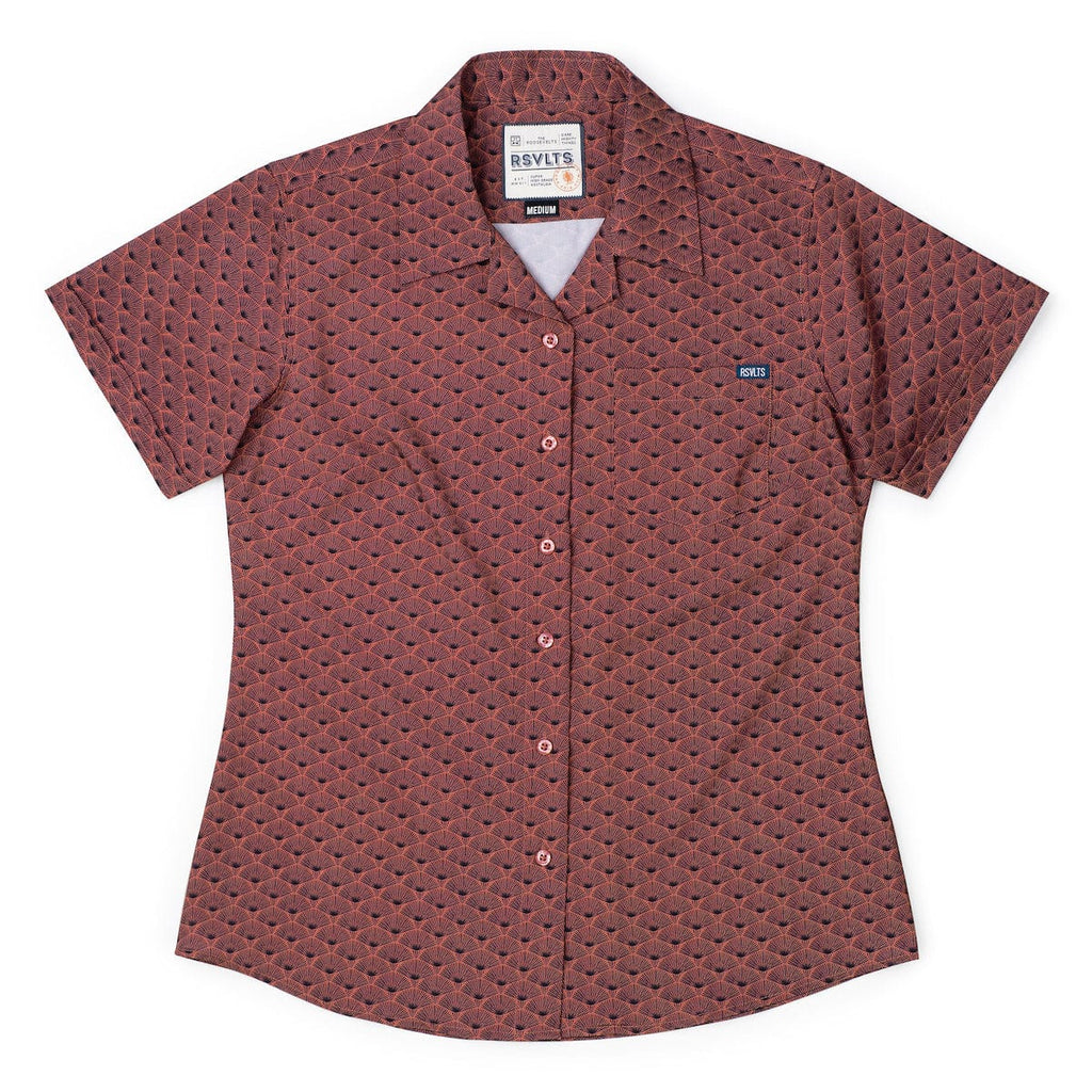 RSVLTS Array Women's KUNUFLEX Short Sleeve Shirt — front view
