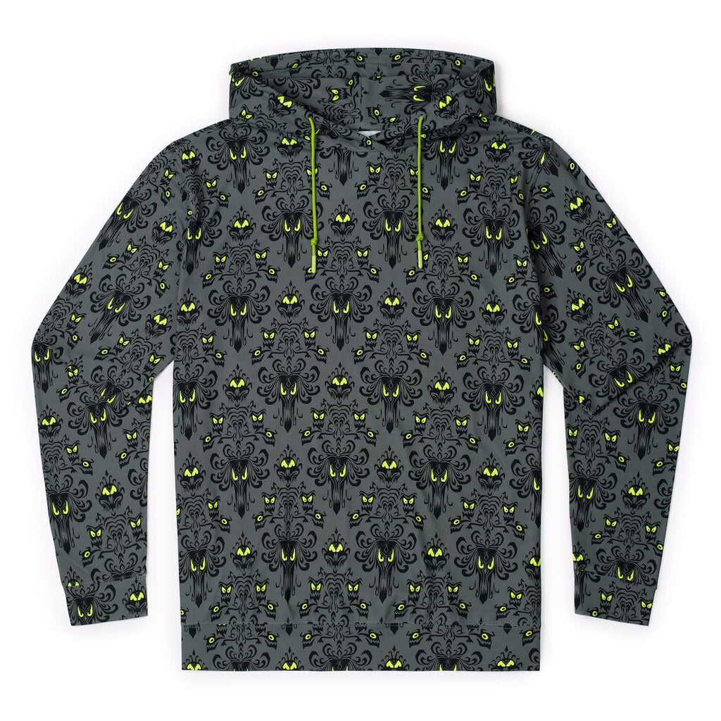RSVLTS Wall Creeps Performance Hoodie in Black — front view