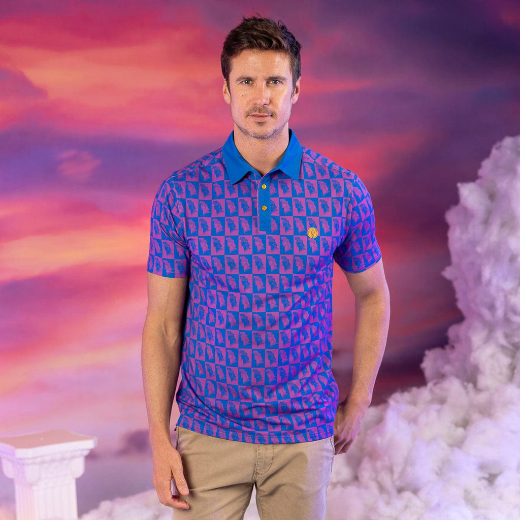 RSVLTS Wonder Boy All-Day Polo in Blue — detail 3