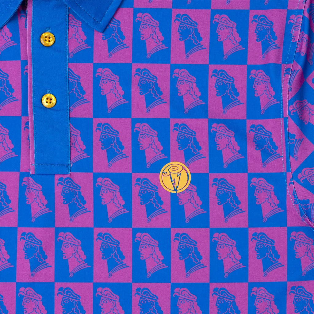 RSVLTS Wonder Boy All-Day Polo in Blue — detail 4