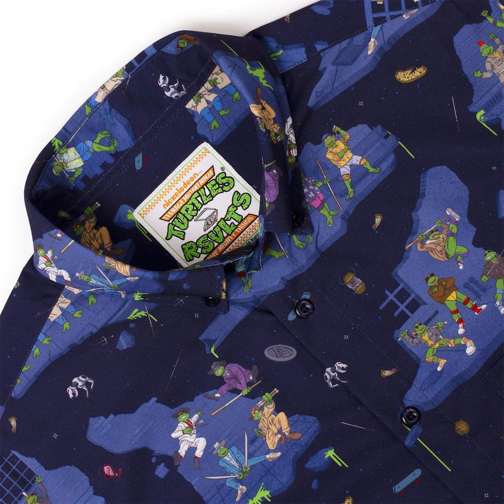 RSVLTS IncogNinja KUNUFLEX Short Sleeve Shirt in Blue — detail 8