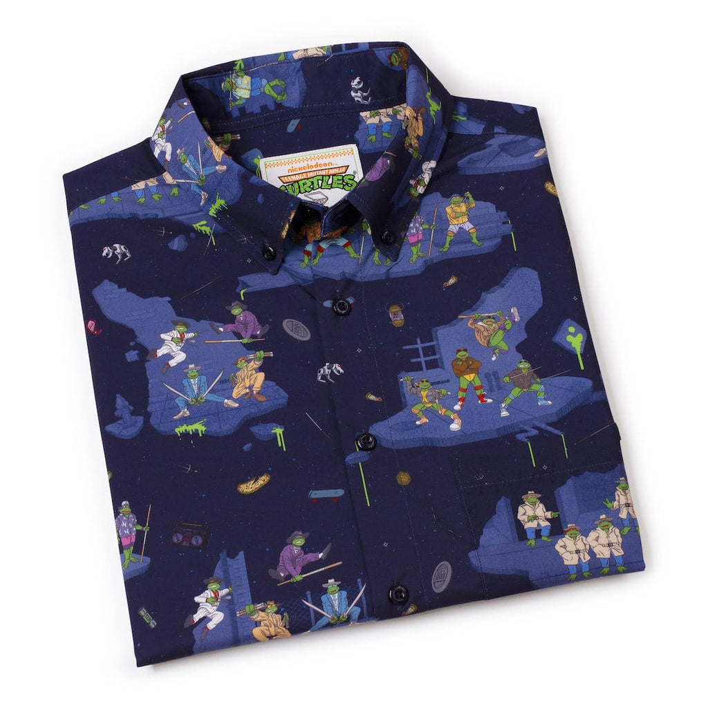 RSVLTS IncogNinja KUNUFLEX Short Sleeve Shirt in Blue — detail 10