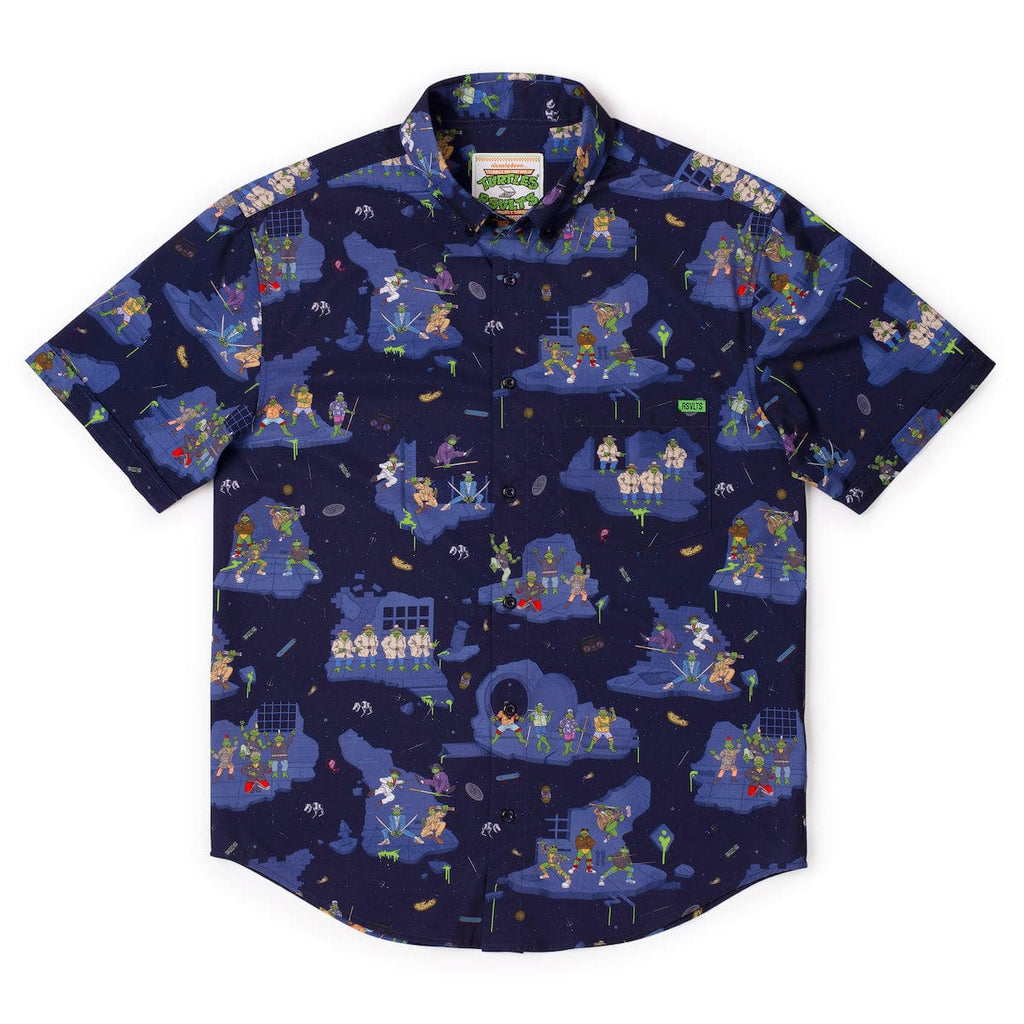 RSVLTS IncogNinja KUNUFLEX Short Sleeve Shirt in Blue — detail 6