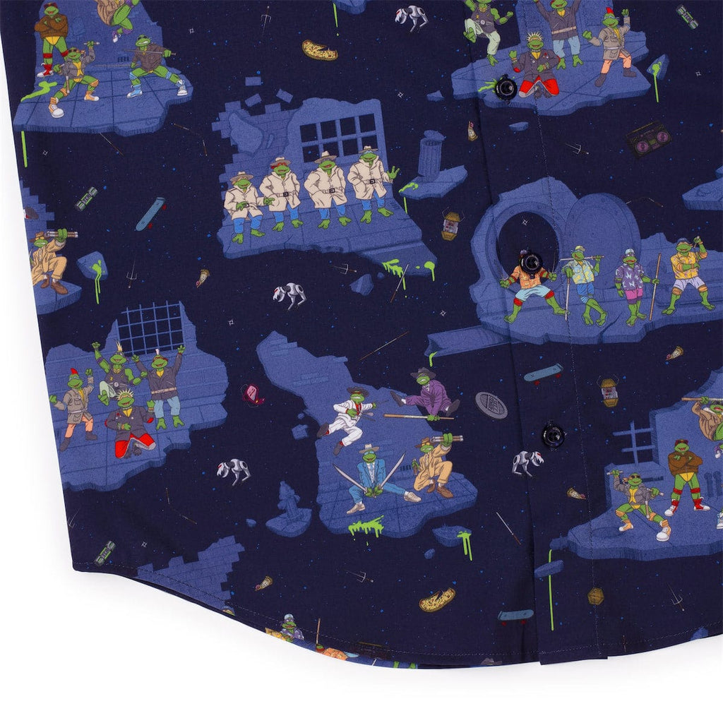 RSVLTS IncogNinja KUNUFLEX Short Sleeve Shirt in Blue — detail 9