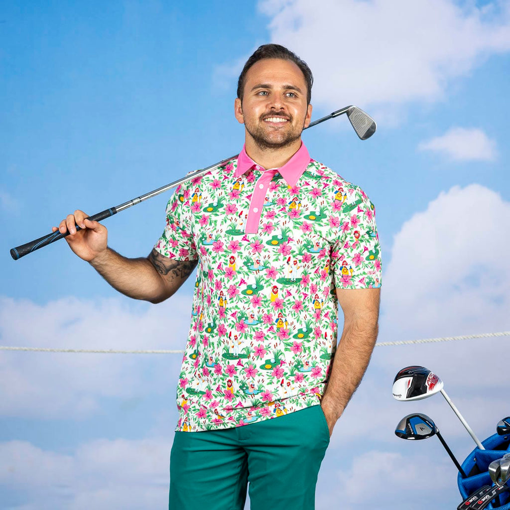 RSVLTS Otto’s Grotto All-Day Polo in Multicolor — detail 3