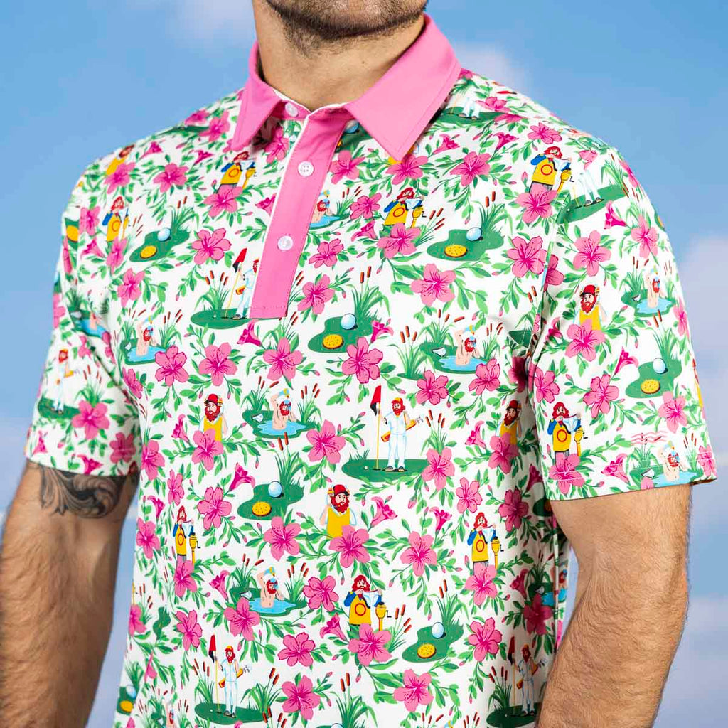 RSVLTS Otto’s Grotto All-Day Polo in Multicolor — detail 5
