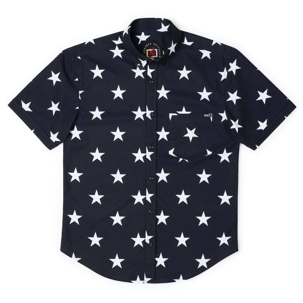 RSVLTS Hubble KUNUFLEX Short Sleeve Shirt (Legends Edition) in Black — detail 9