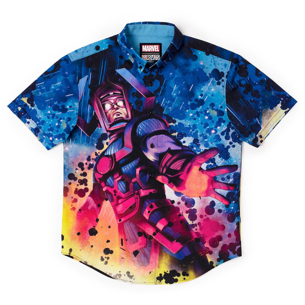 RSVLTS Devourer of Worlds KUNUFLEX Short Sleeve Shirt in Multicolor — front view