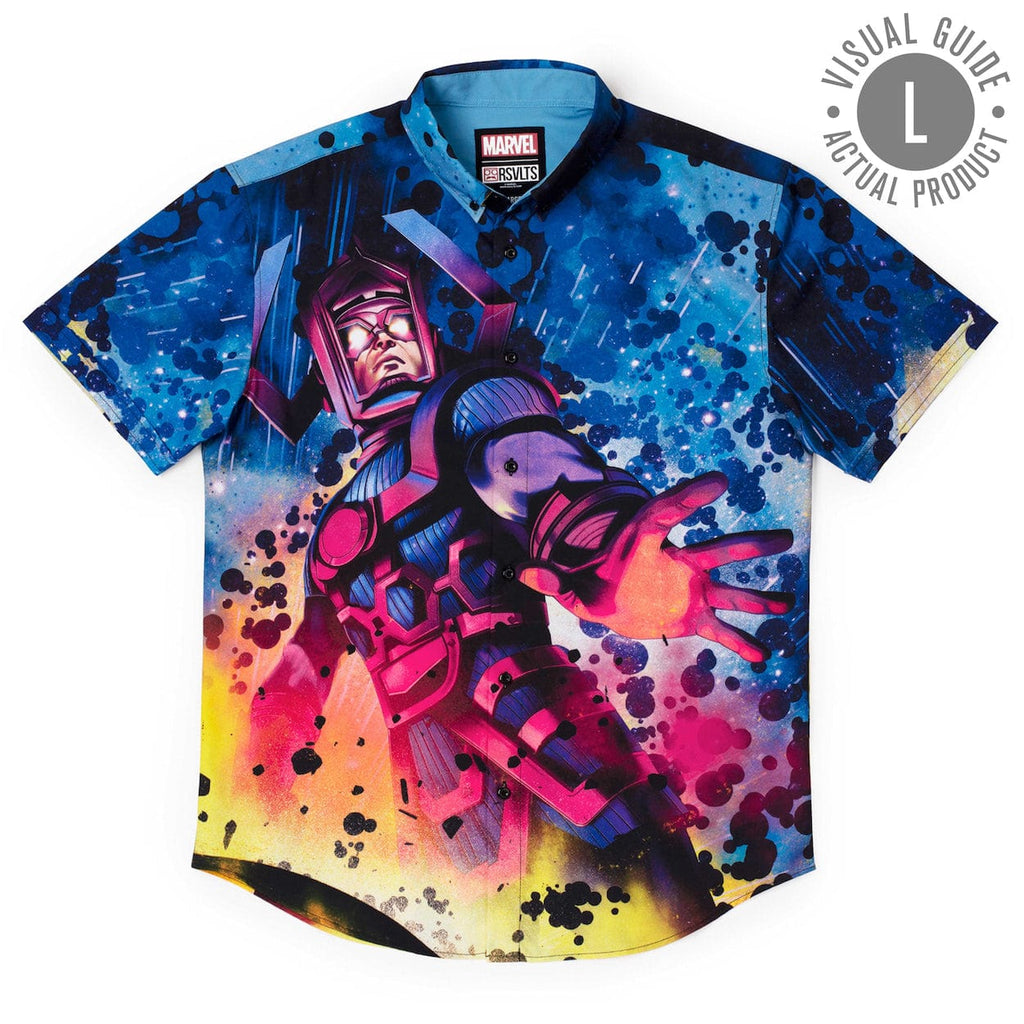 RSVLTS Devourer of Worlds KUNUFLEX Short Sleeve Shirt in Multicolor — detail 10