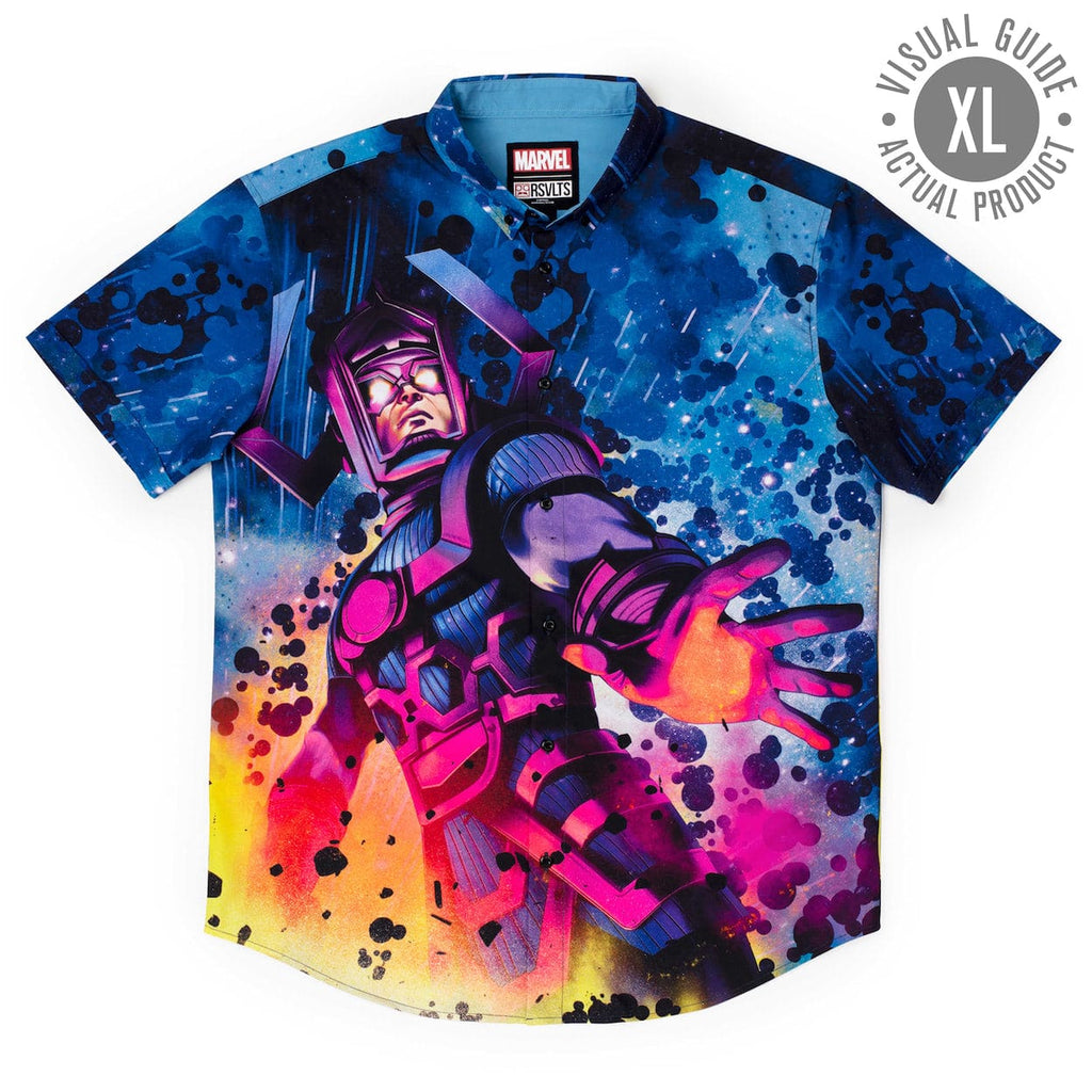 RSVLTS Devourer of Worlds KUNUFLEX Short Sleeve Shirt in Multicolor — detail 11