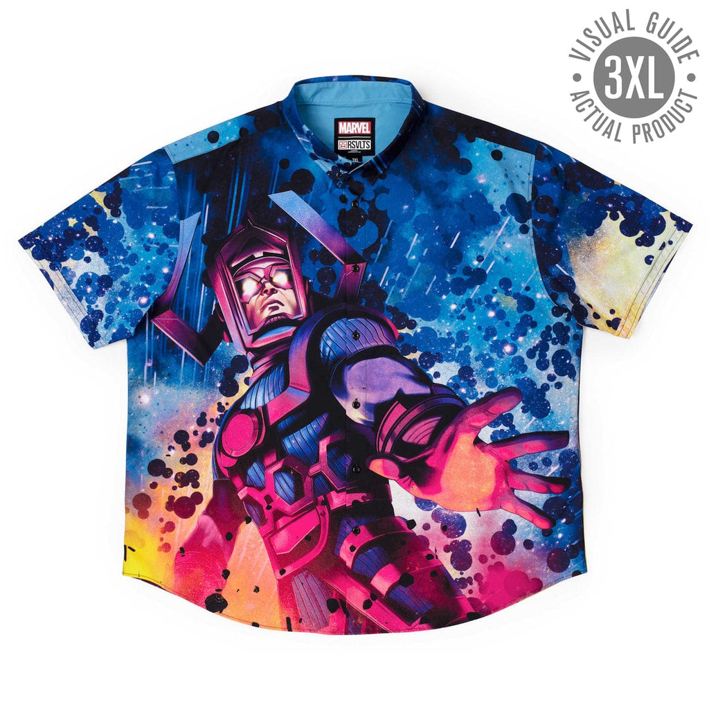 RSVLTS Devourer of Worlds KUNUFLEX Short Sleeve Shirt in Multicolor — detail 12