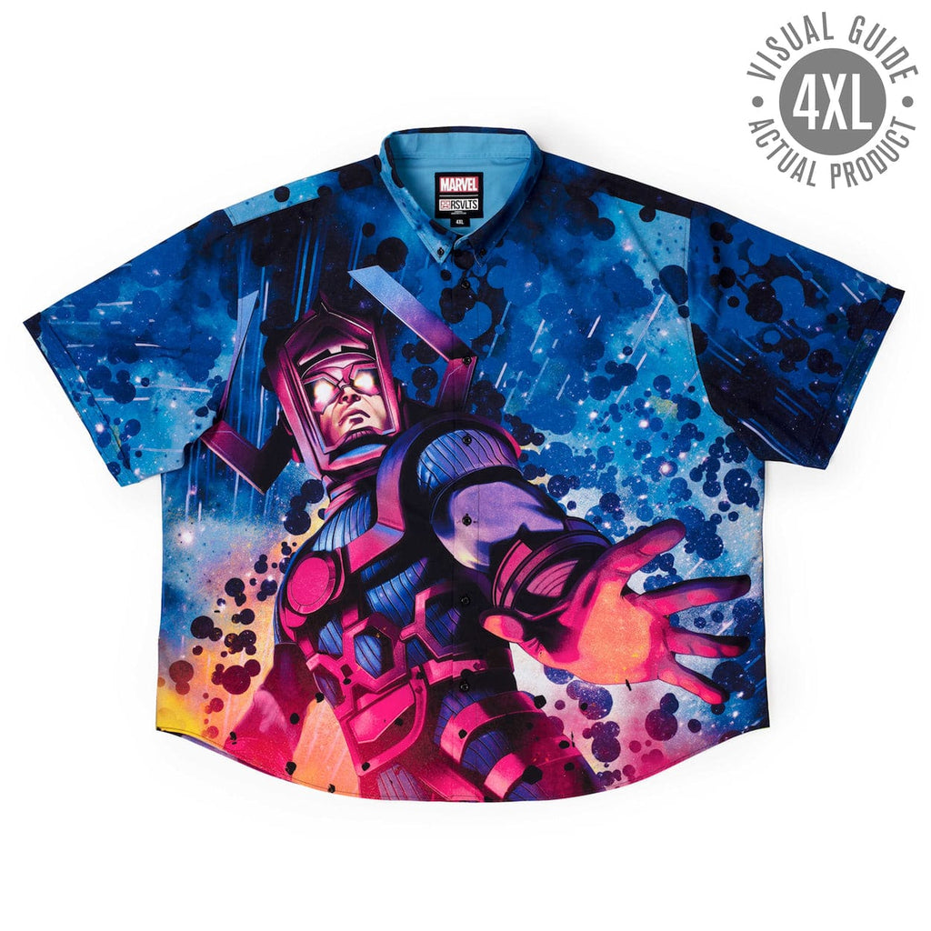RSVLTS Devourer of Worlds KUNUFLEX Short Sleeve Shirt in Multicolor — detail 14