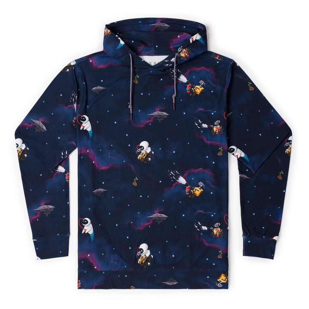 RSVLTS Define Dancing Performance Hoodie in Blue — front view