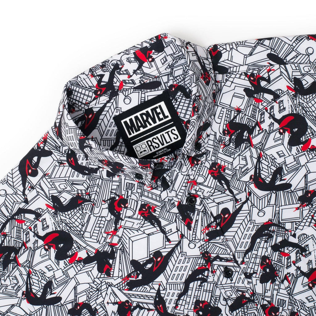 RSVLTS City Slinger KUNUFLEX Short Sleeve Shirt in Black — detail 10