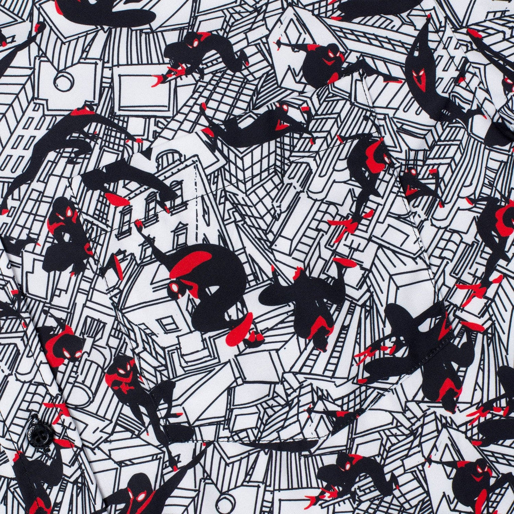 RSVLTS City Slinger KUNUFLEX Short Sleeve Shirt in Black — detail 5
