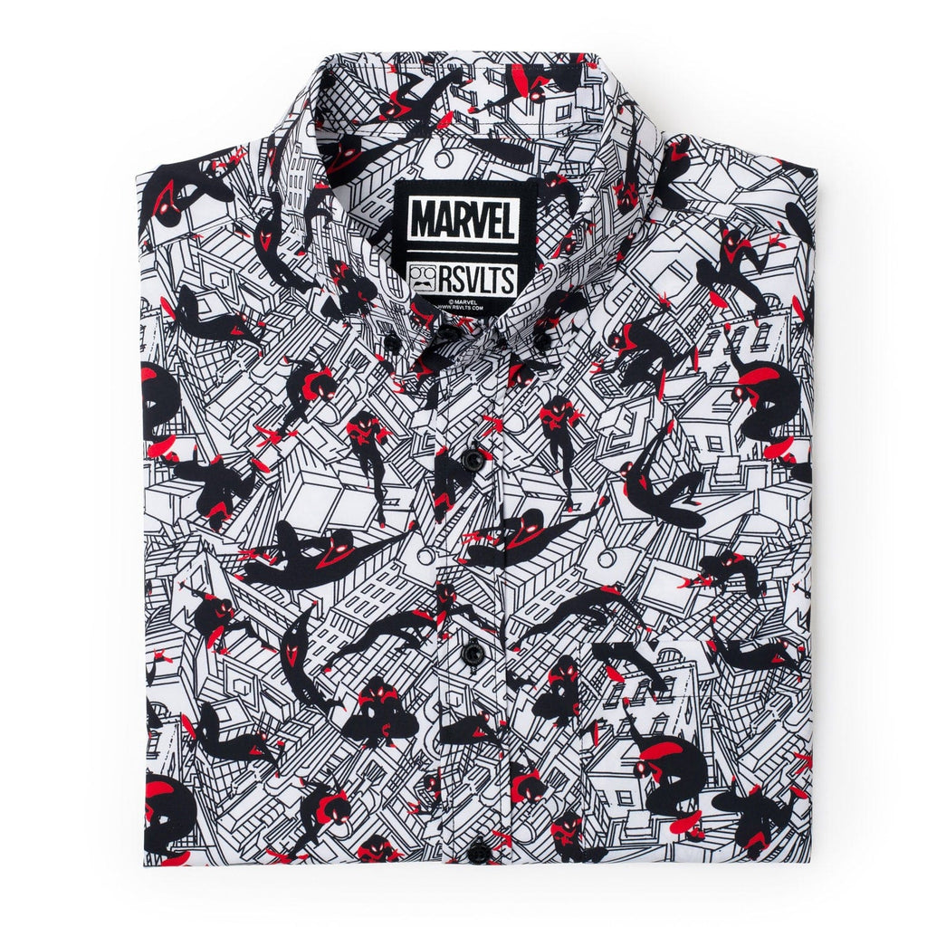 RSVLTS City Slinger KUNUFLEX Short Sleeve Shirt in Black — detail 13
