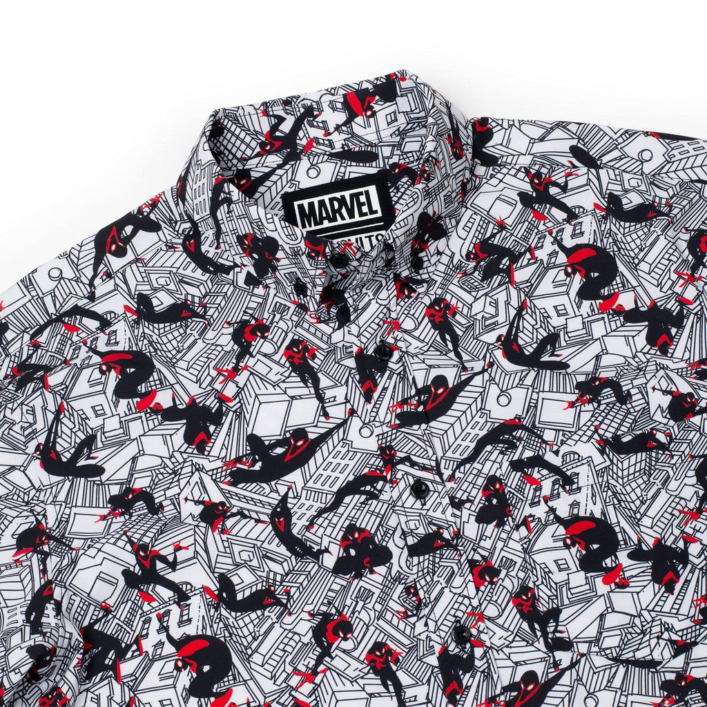 RSVLTS City Slinger KUNUFLEX Short Sleeve Shirt in Black — detail 12