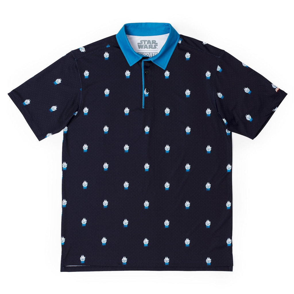 RSVLTS 12 Parsecs All-Day Polo in Blue — front view