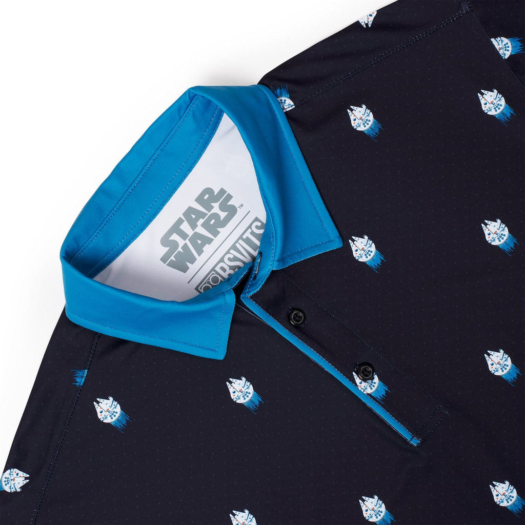 RSVLTS 12 Parsecs All-Day Polo in Blue — detail 3