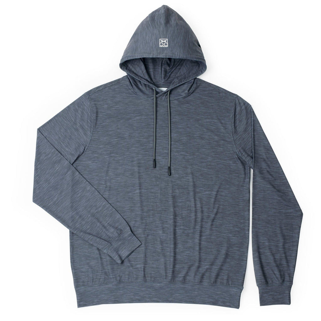 RSVLTS Midnight Arctic Blitz Performance Hoodie in Gray — front view