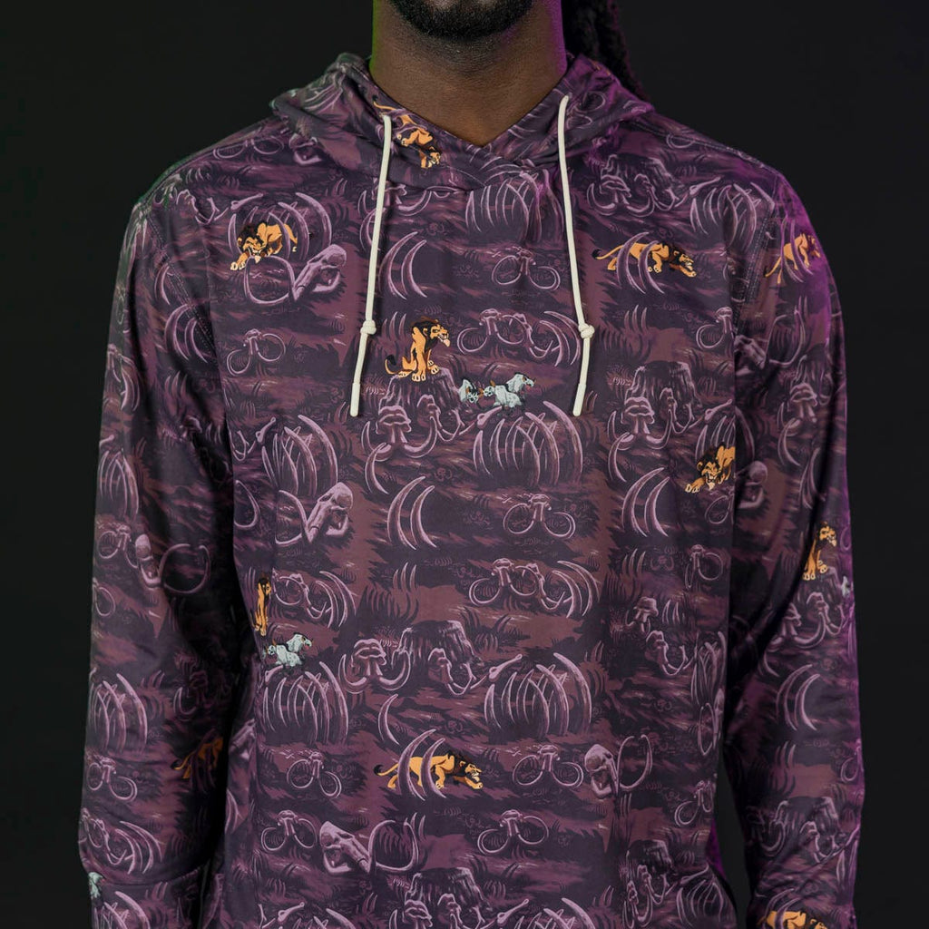 RSVLTS The Elephant Graveyard Performance Hoodie in Brown — detail 5