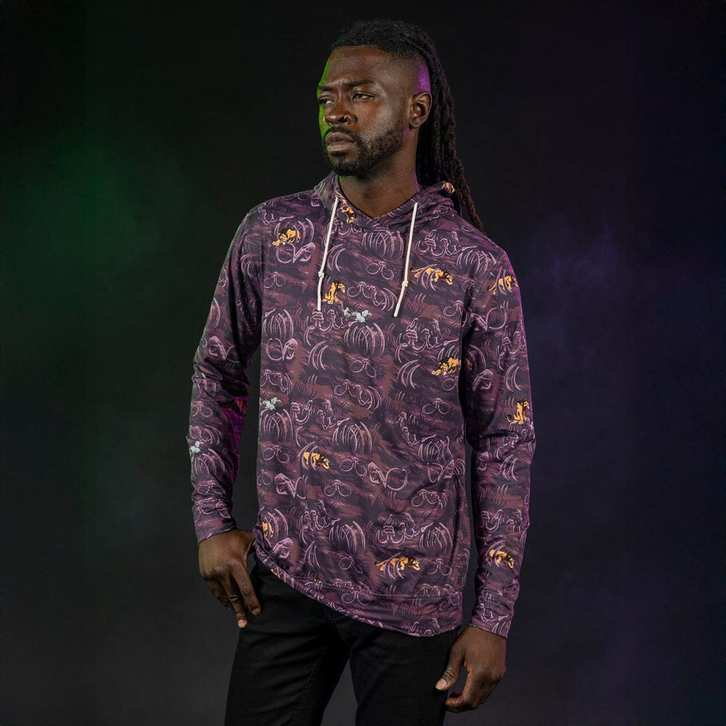 RSVLTS The Elephant Graveyard Performance Hoodie in Brown — detail 3