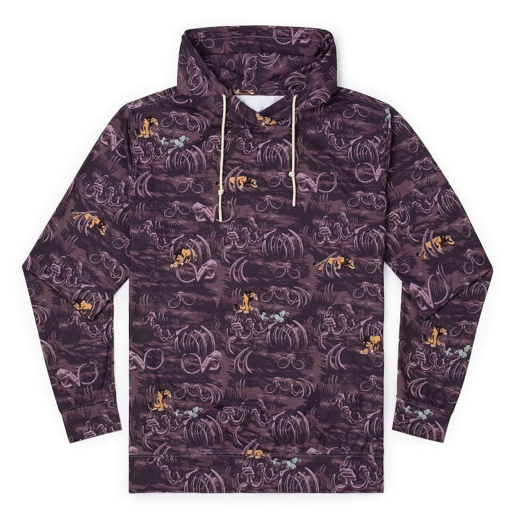 RSVLTS The Elephant Graveyard Performance Hoodie in Brown — detail 2