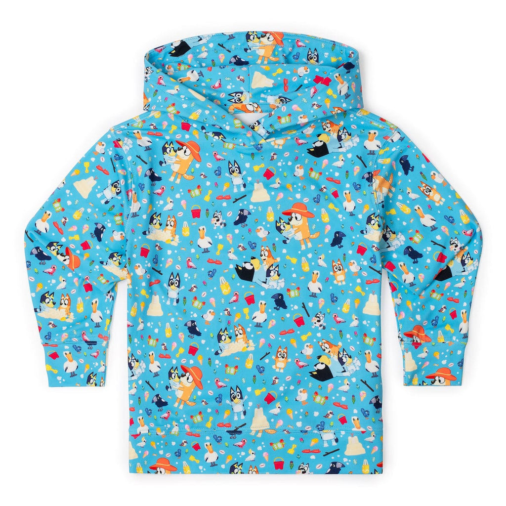 RSVLTS Beach Day Preschool Performance Hoodie in Blue — detail 3