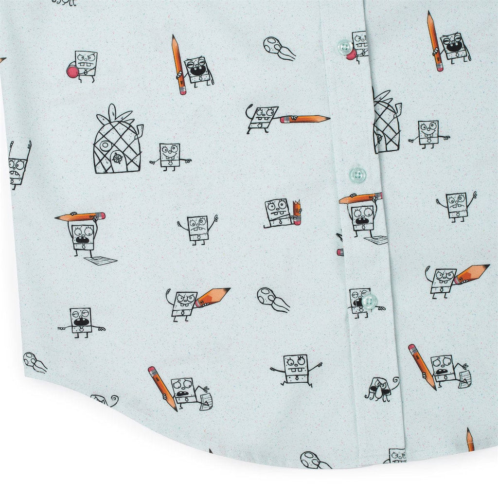 RSVLTS Me Hoy Minoy!! KUNUFLEX Short Sleeve Shirt in Blue — detail 14