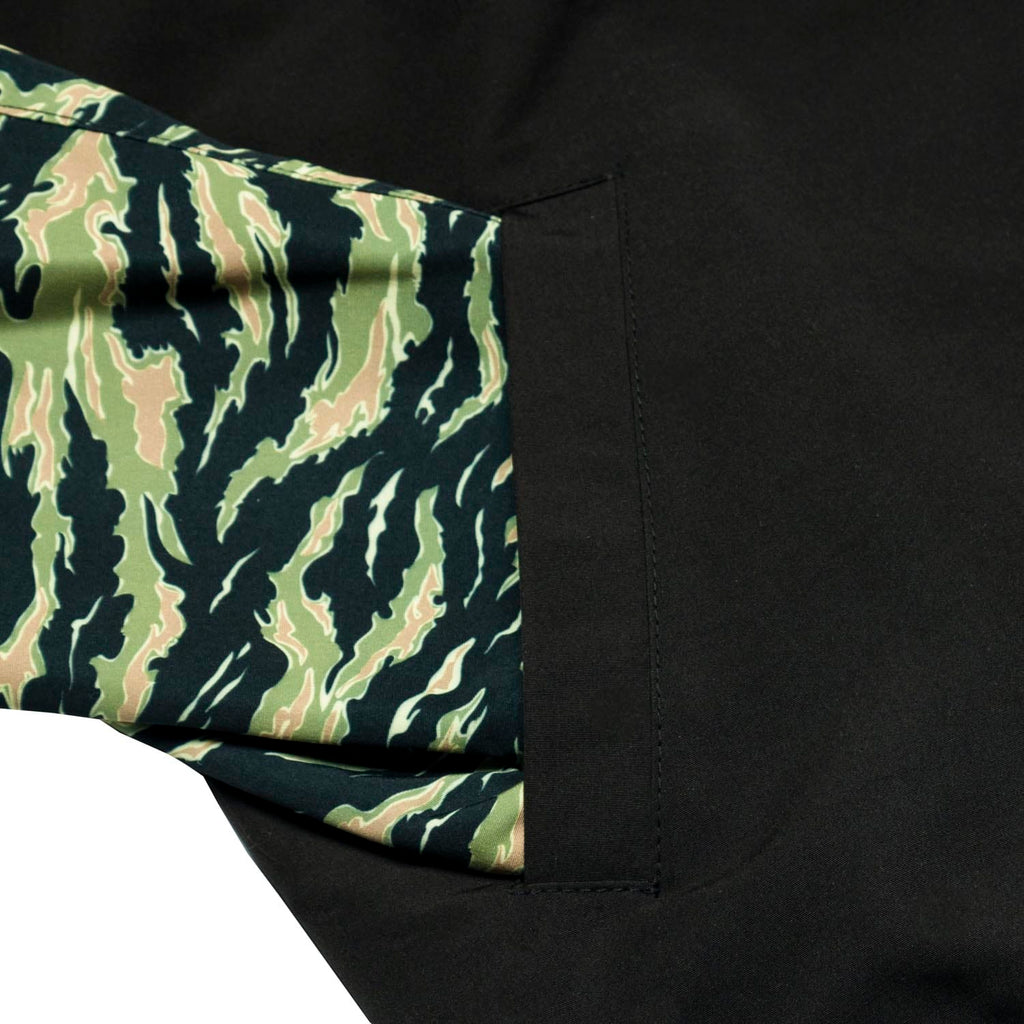 RSVLTS The Teddy Bomber Reversible Bomber Jacket in Black — detail 14