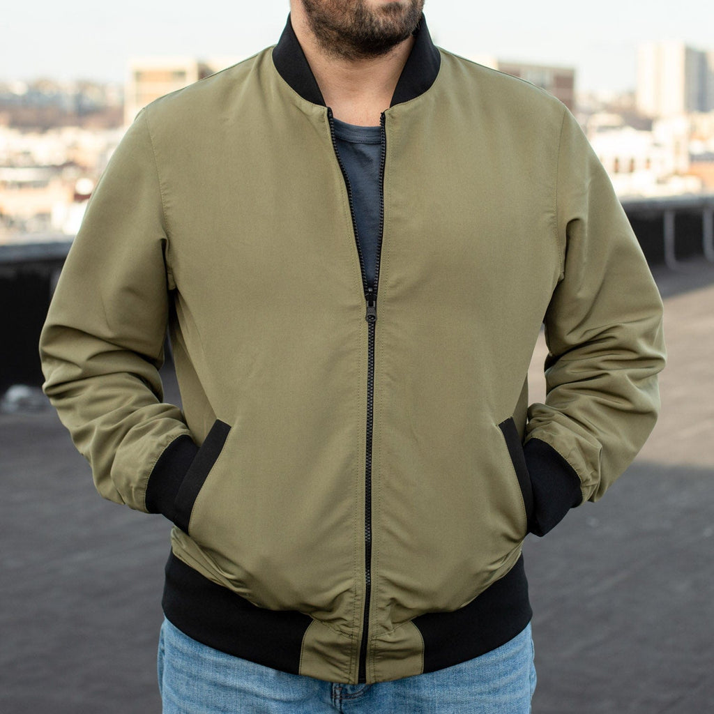 RSVLTS The Teddy Bomber Reversible Bomber Jacket in Black — detail 9