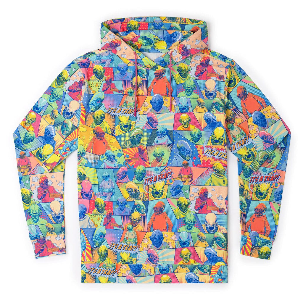 RSVLTS IT'S A TRAP! Performance Hoodie in Multicolor — detail 6