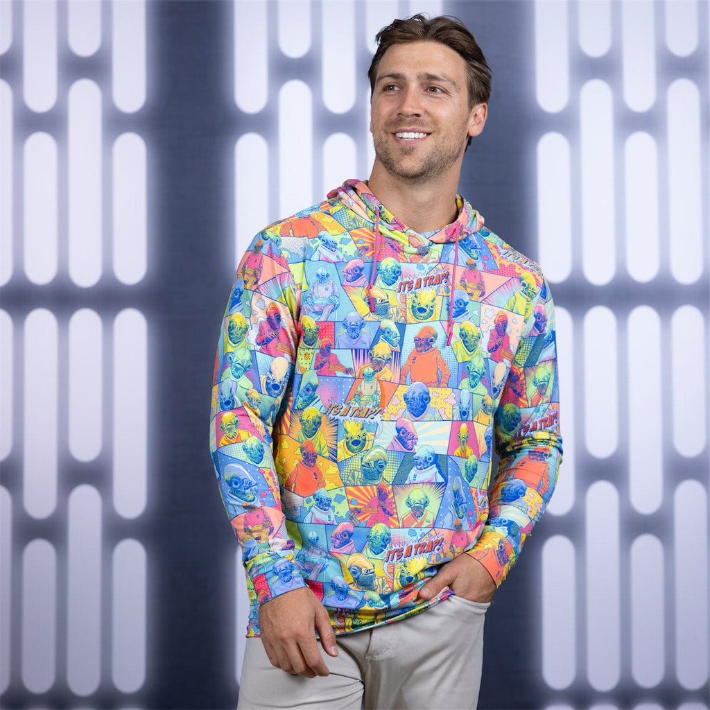 RSVLTS IT'S A TRAP! Performance Hoodie in Multicolor — detail 7