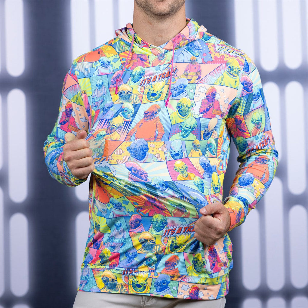 RSVLTS IT'S A TRAP! Performance Hoodie in Multicolor — detail 11