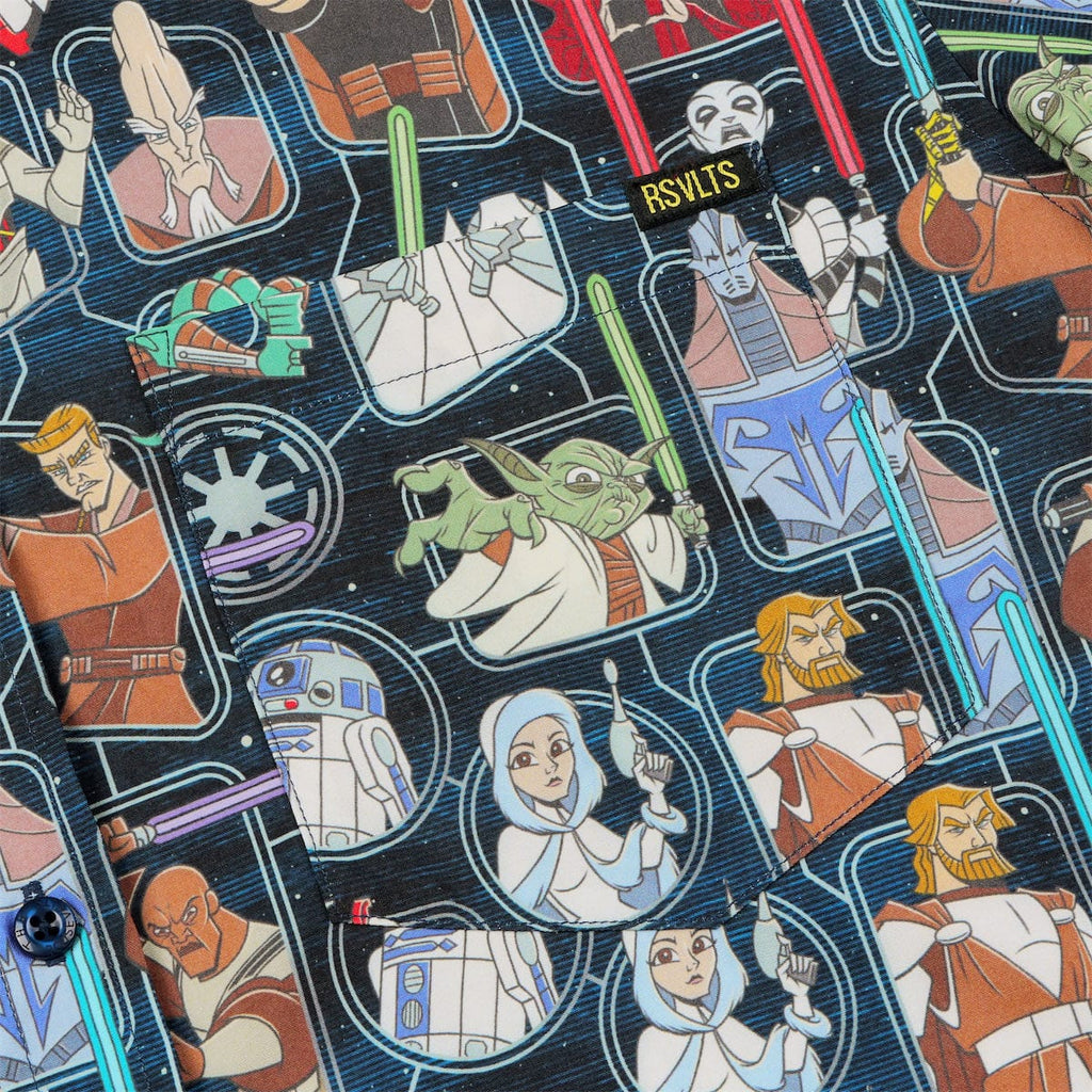 RSVLTS Clone Wars Crew KUNUFLEX Short Sleeve Shirt in Multicolor — detail 8