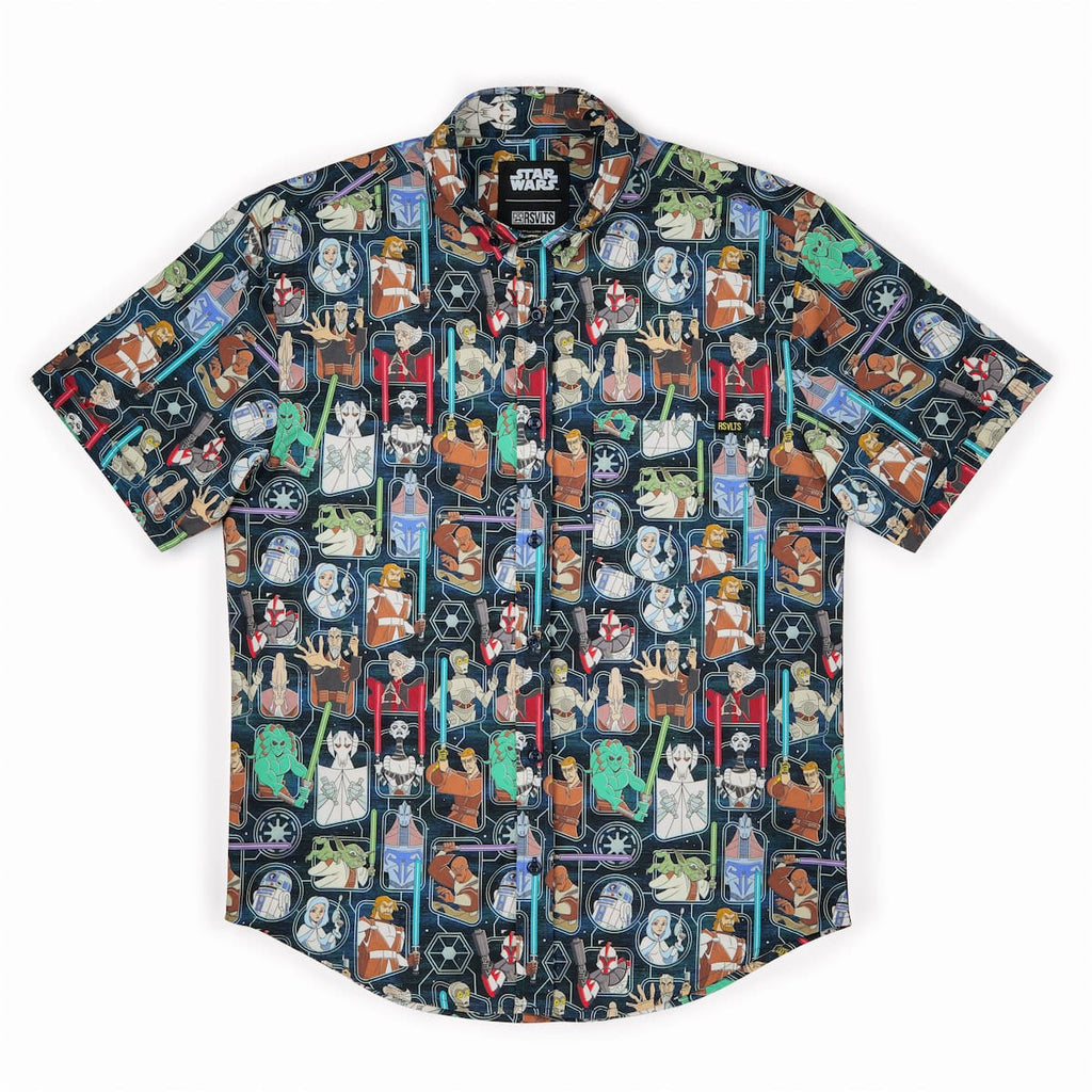 RSVLTS Clone Wars Crew KUNUFLEX Short Sleeve Shirt in Multicolor — detail 10
