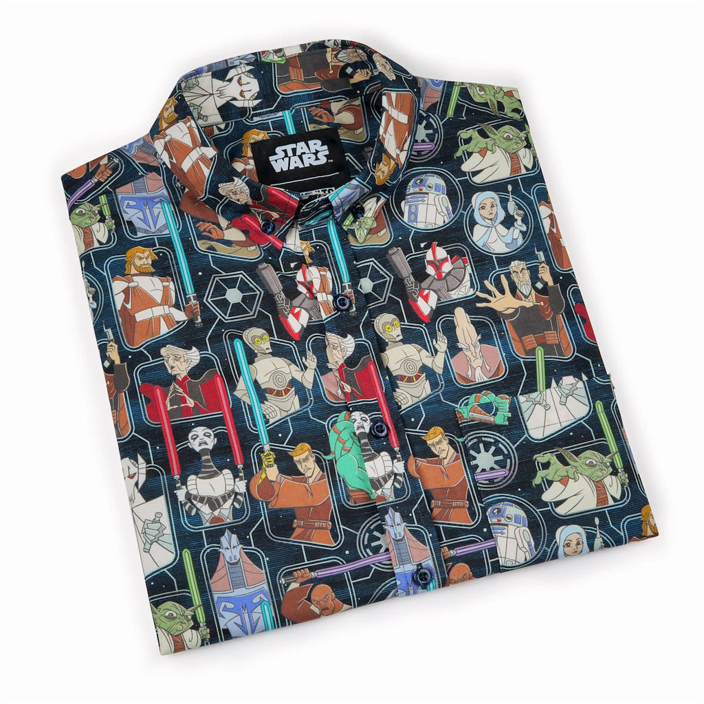RSVLTS Clone Wars Crew KUNUFLEX Short Sleeve Shirt in Multicolor — detail 13