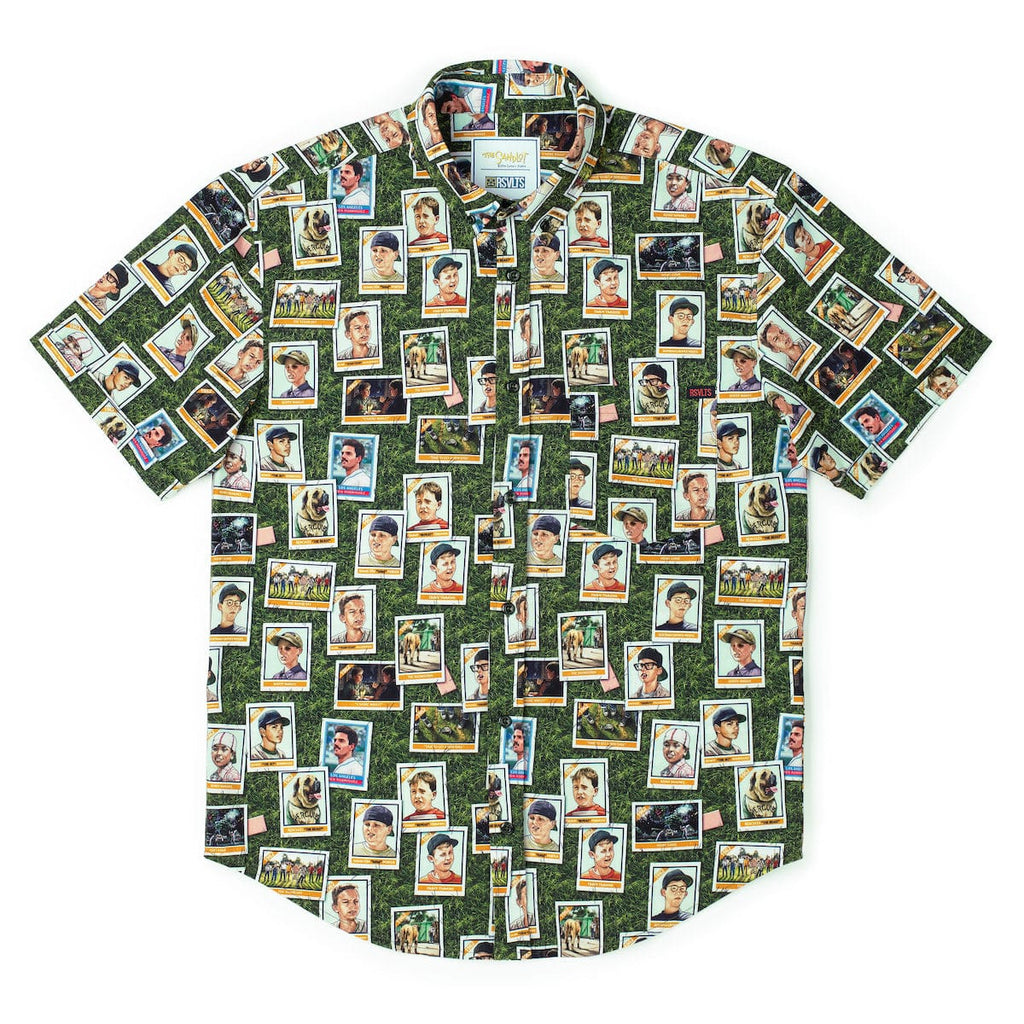RSVLTS Starting Nine KUNUFLEX Short Sleeve Shirt in Green — detail 8