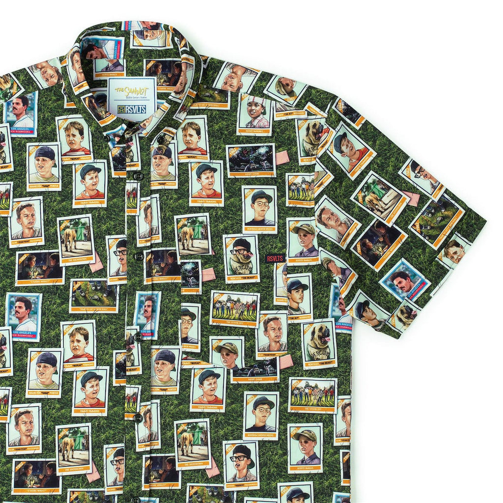 RSVLTS Starting Nine KUNUFLEX Short Sleeve Shirt in Green — detail 4
