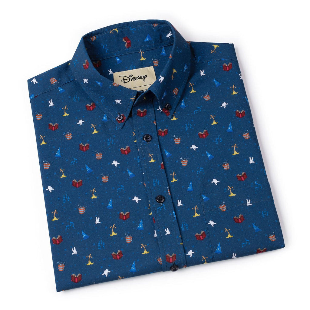 RSVLTS Lil Sorcery KUNUFLEX Short Sleeve Shirt in Blue — detail 14